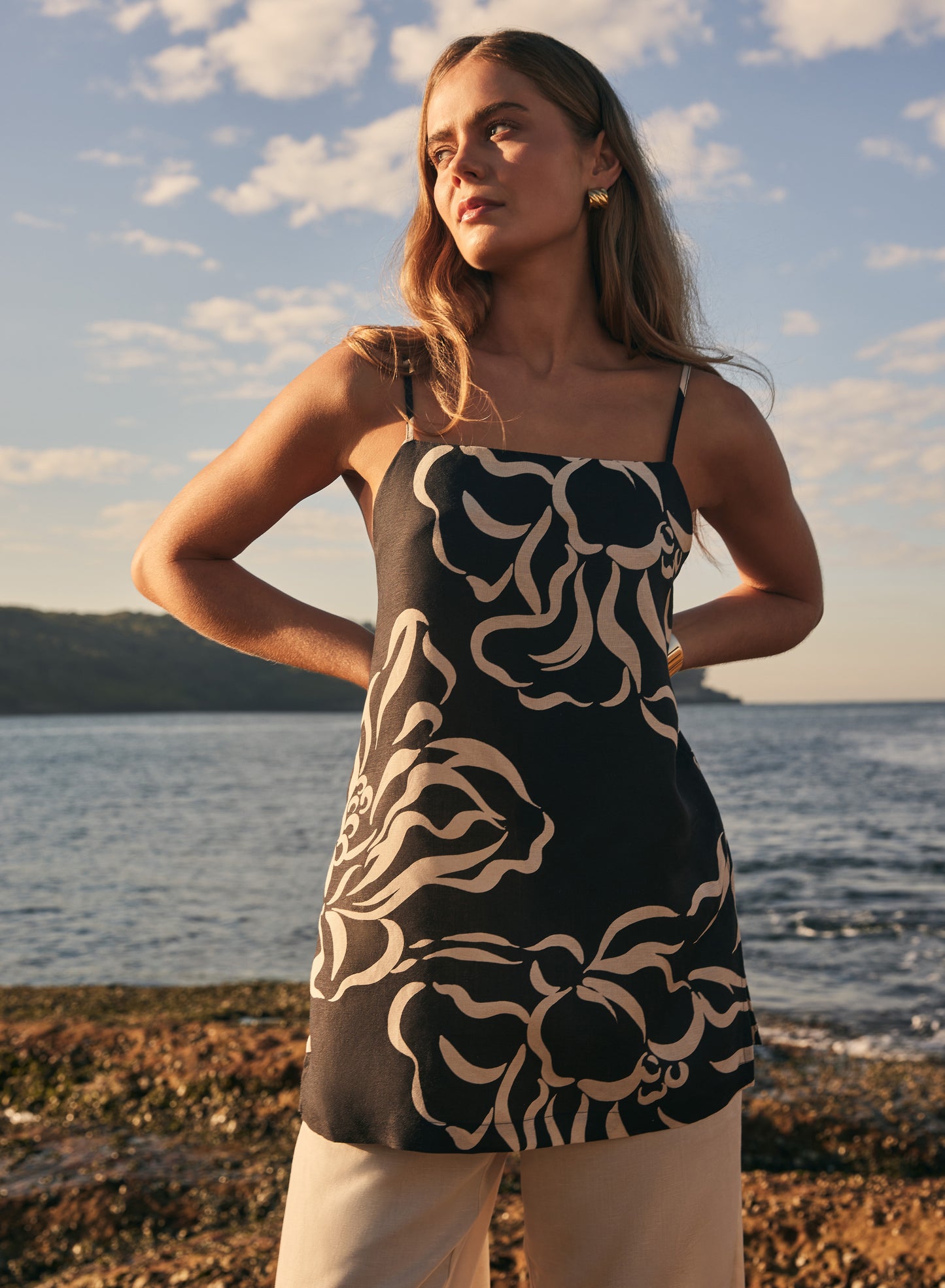 Sandy Wave Cami - Print by Esmaee - in XS | SWAACE