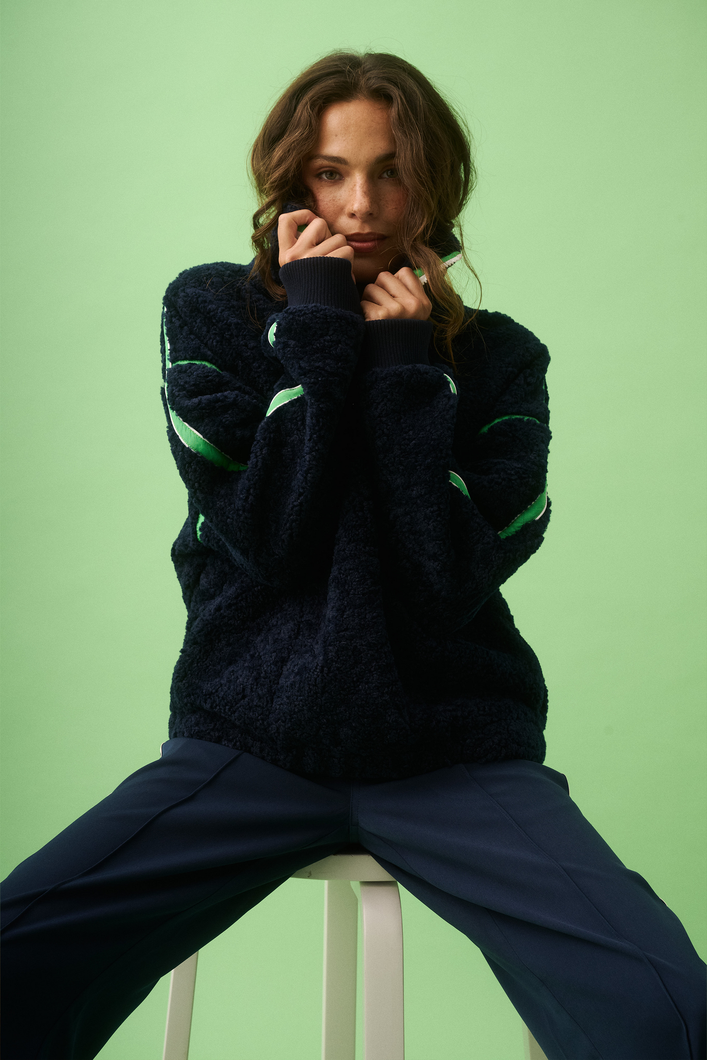 Margot Pullover Sweater- Marine