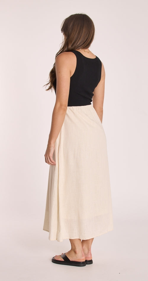 Juliette Dress - Black & Cream