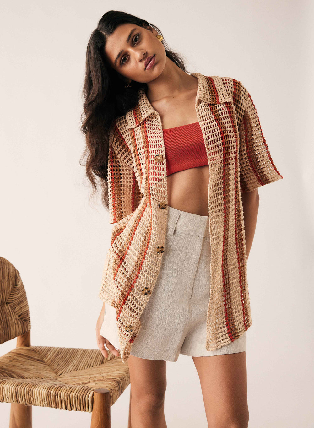 Saint-Tropez Shirt - Stripe - Esmaee
