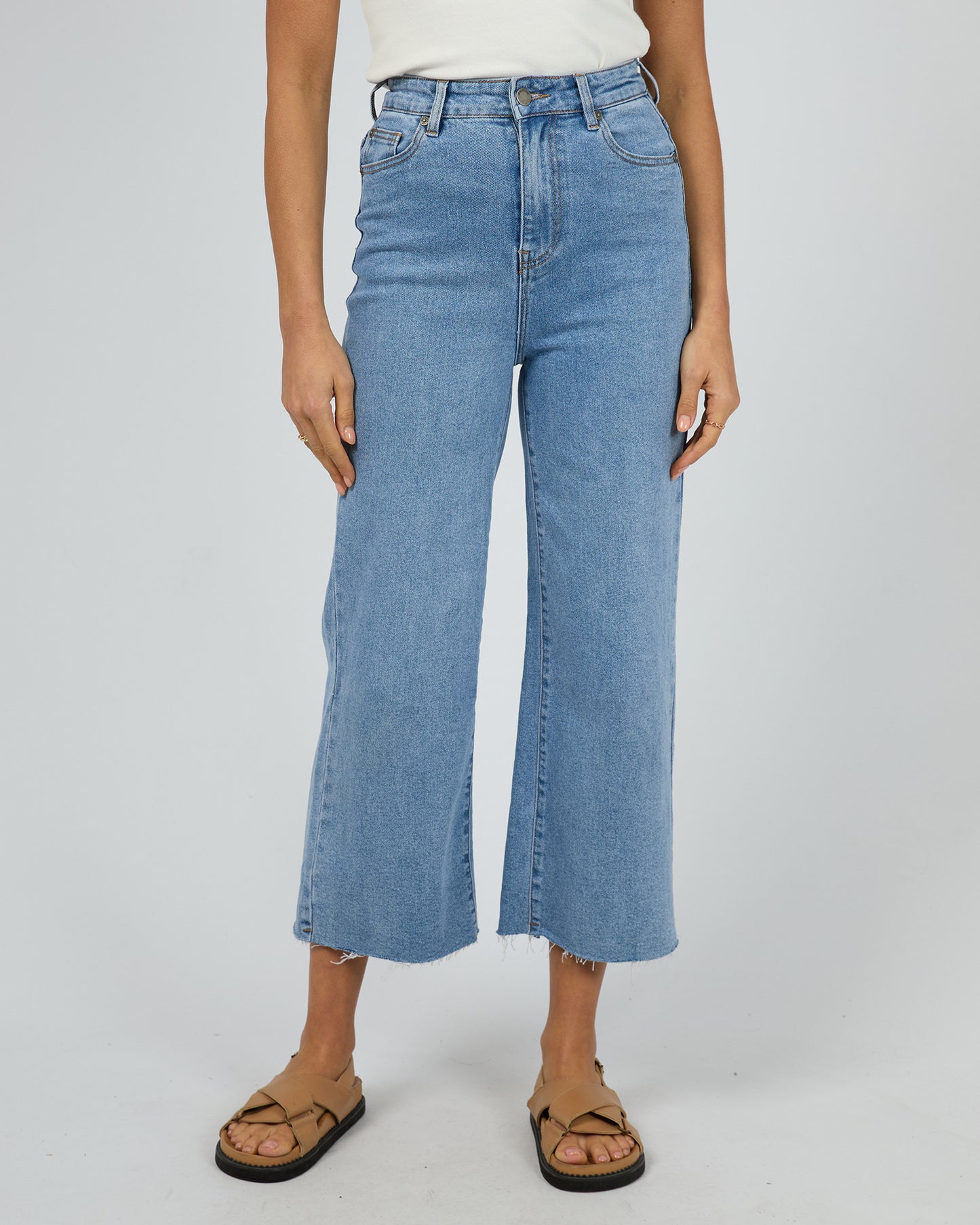 Charlie High Rise Wide Leg Jeans - Heritage Blue