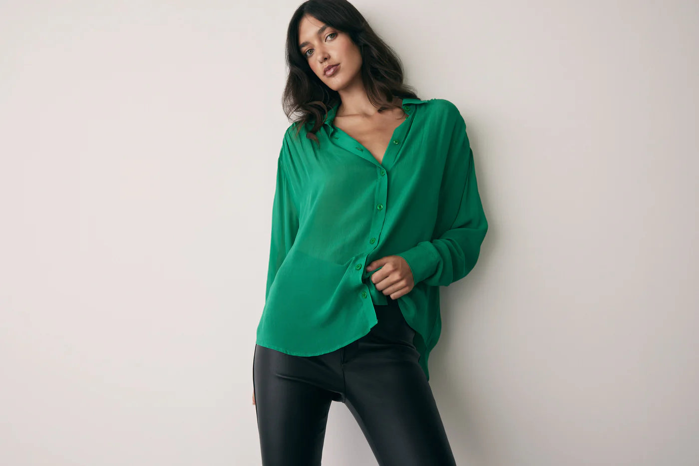 Bloom Shirt - Emerald