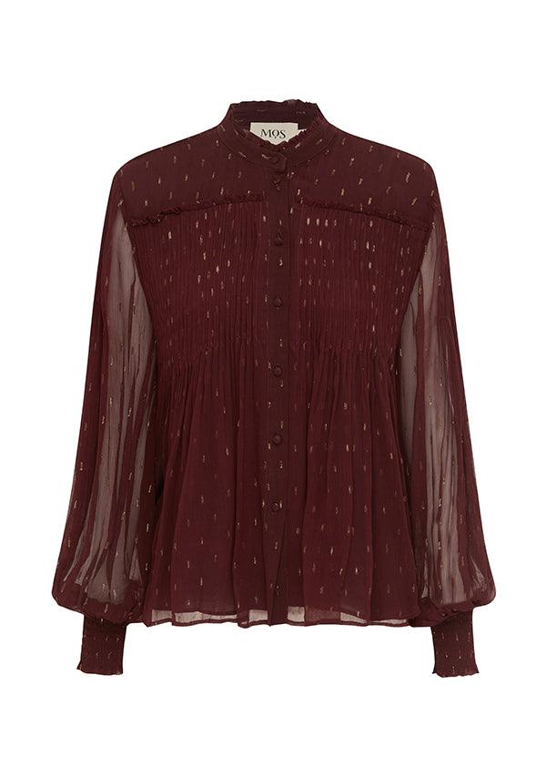 Abloom Blouse - Wine by MOS The Label - in 6 | SWAACE