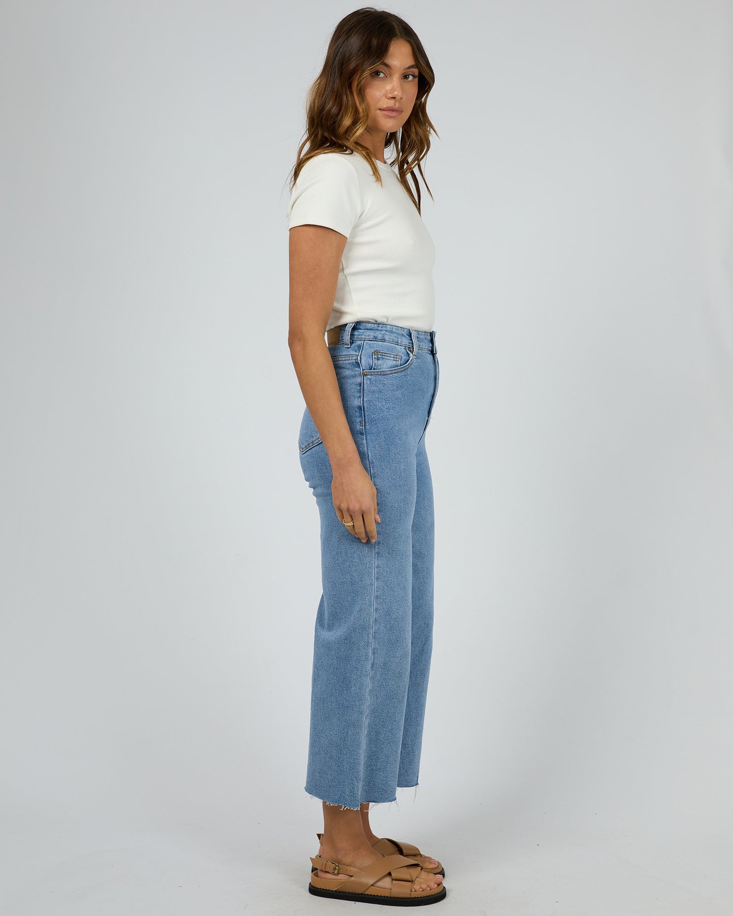 Charlie High Rise Wide Leg Jeans - Heritage Blue