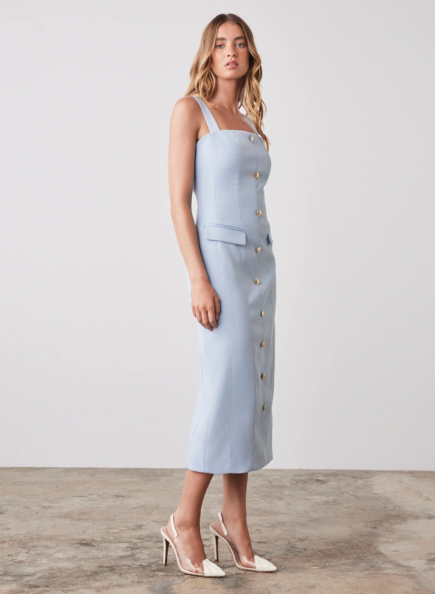 Pivot Dress - Sky