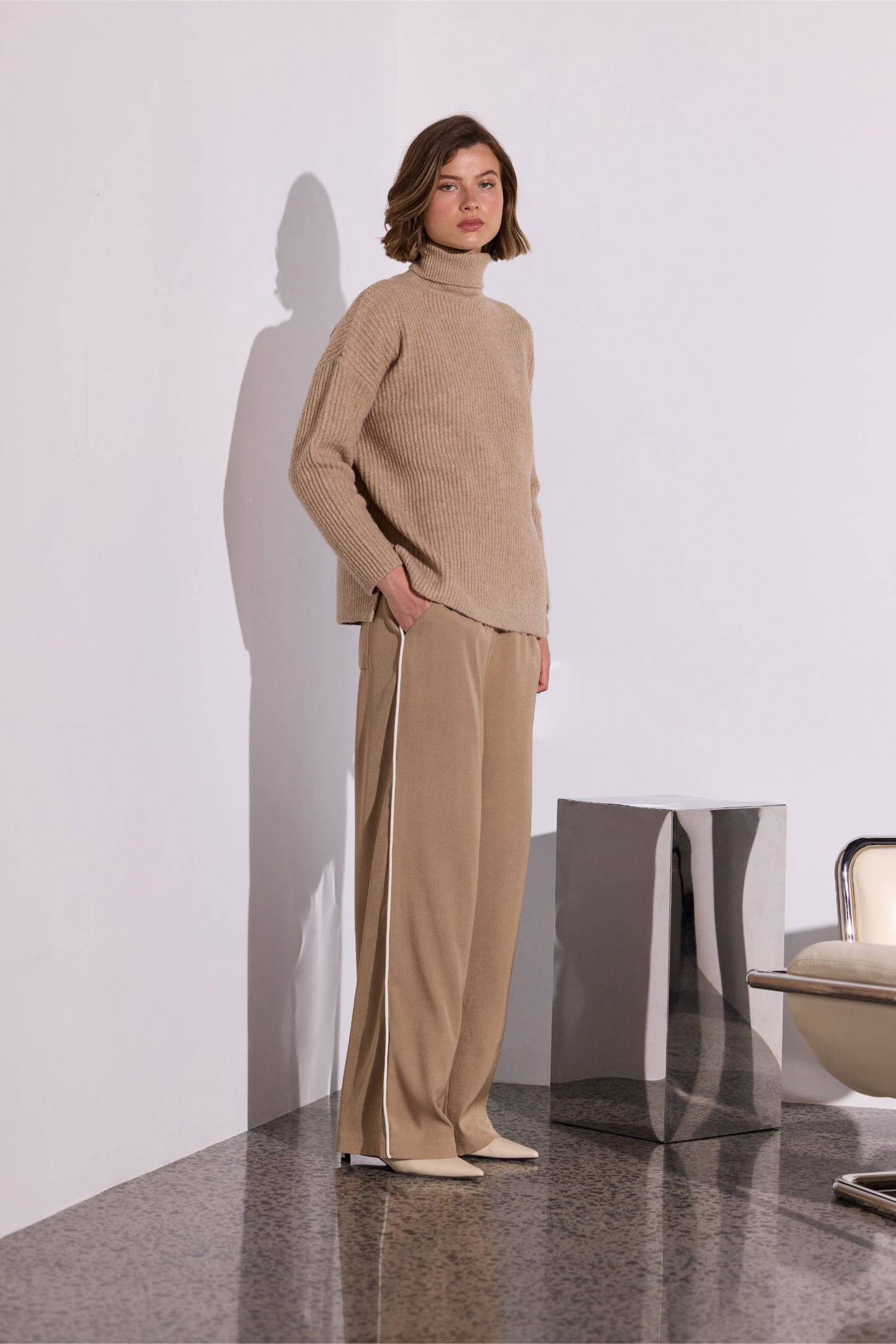 Bromley Relaxed Pants - Camel