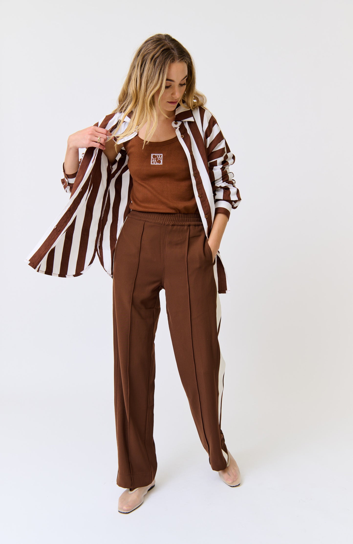 Adalyn Shirt - Coco Stripe
