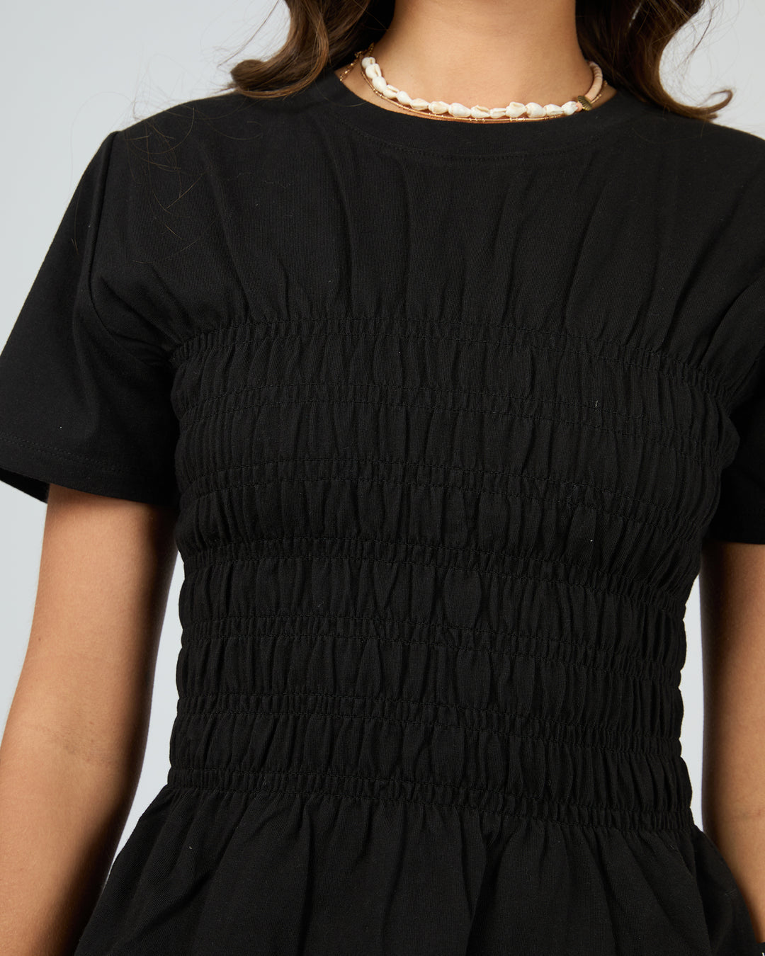 Lipa Rushed Top - Black