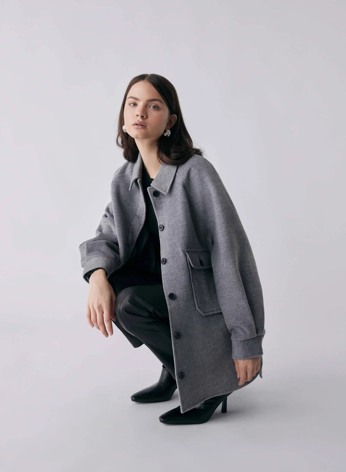 Interpreter Shacket - Grey