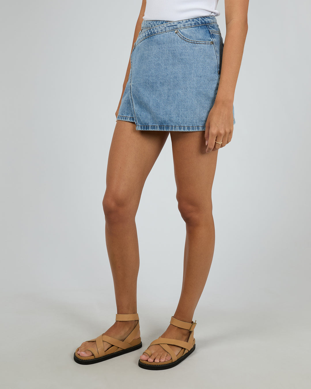 Lenni Mini Skort - Light Blue