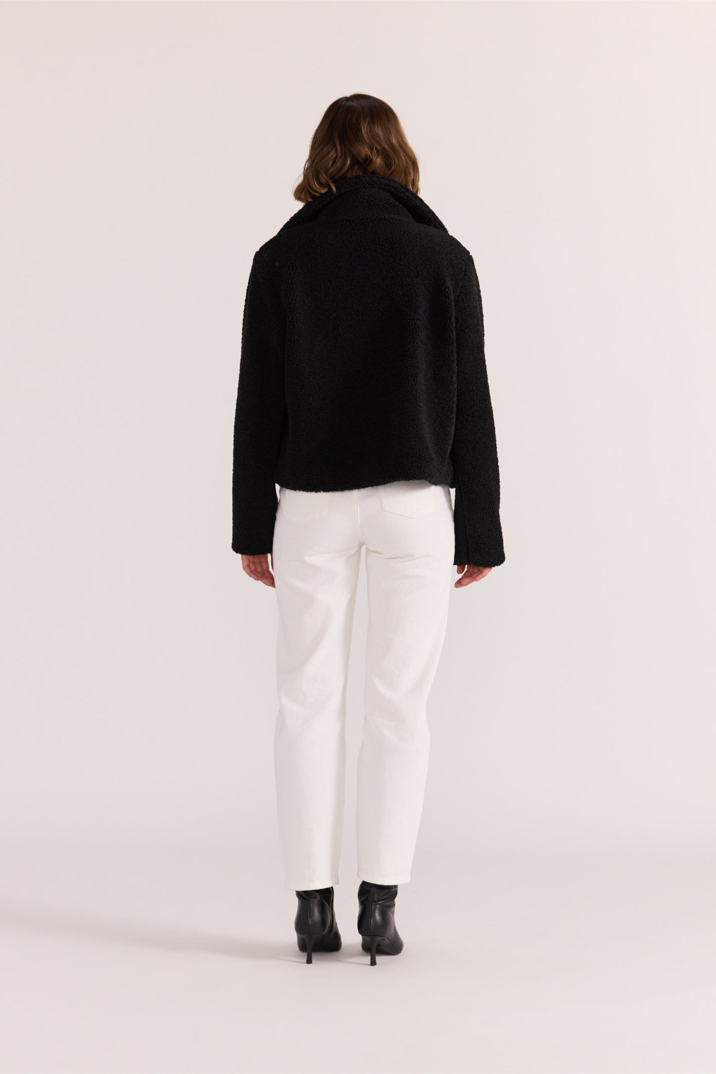 Tate Sherpa Jacket - Black