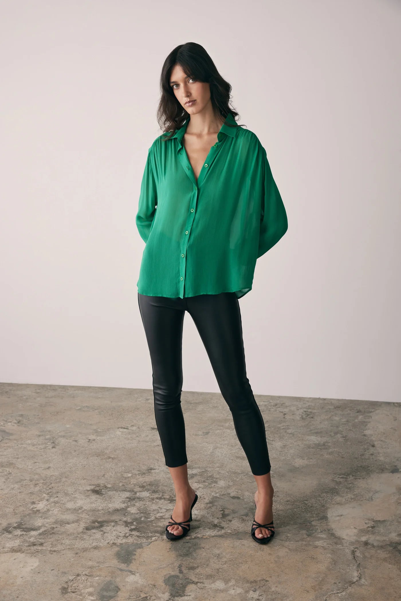 Bloom Shirt - Emerald