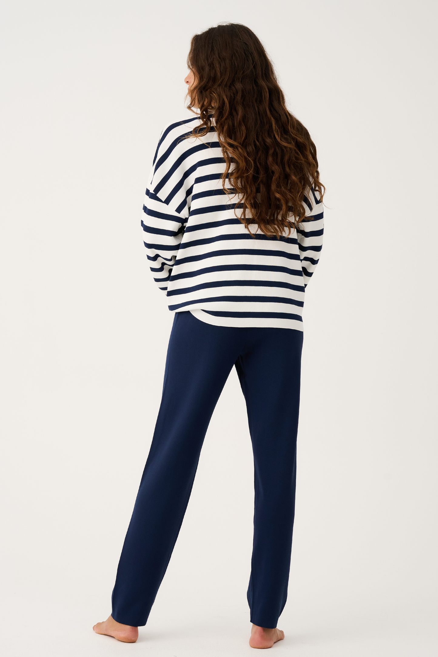 Pennie Knit Pant - Navy