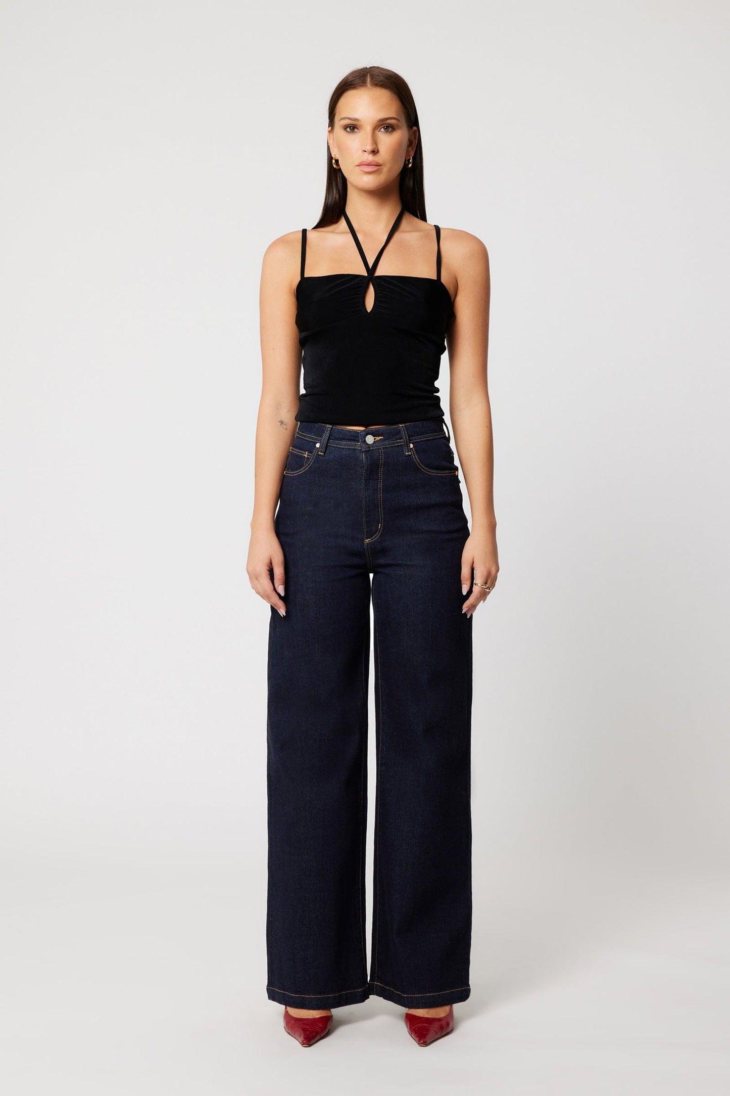94 High & Wide Richie Jeans - Rinse Denim