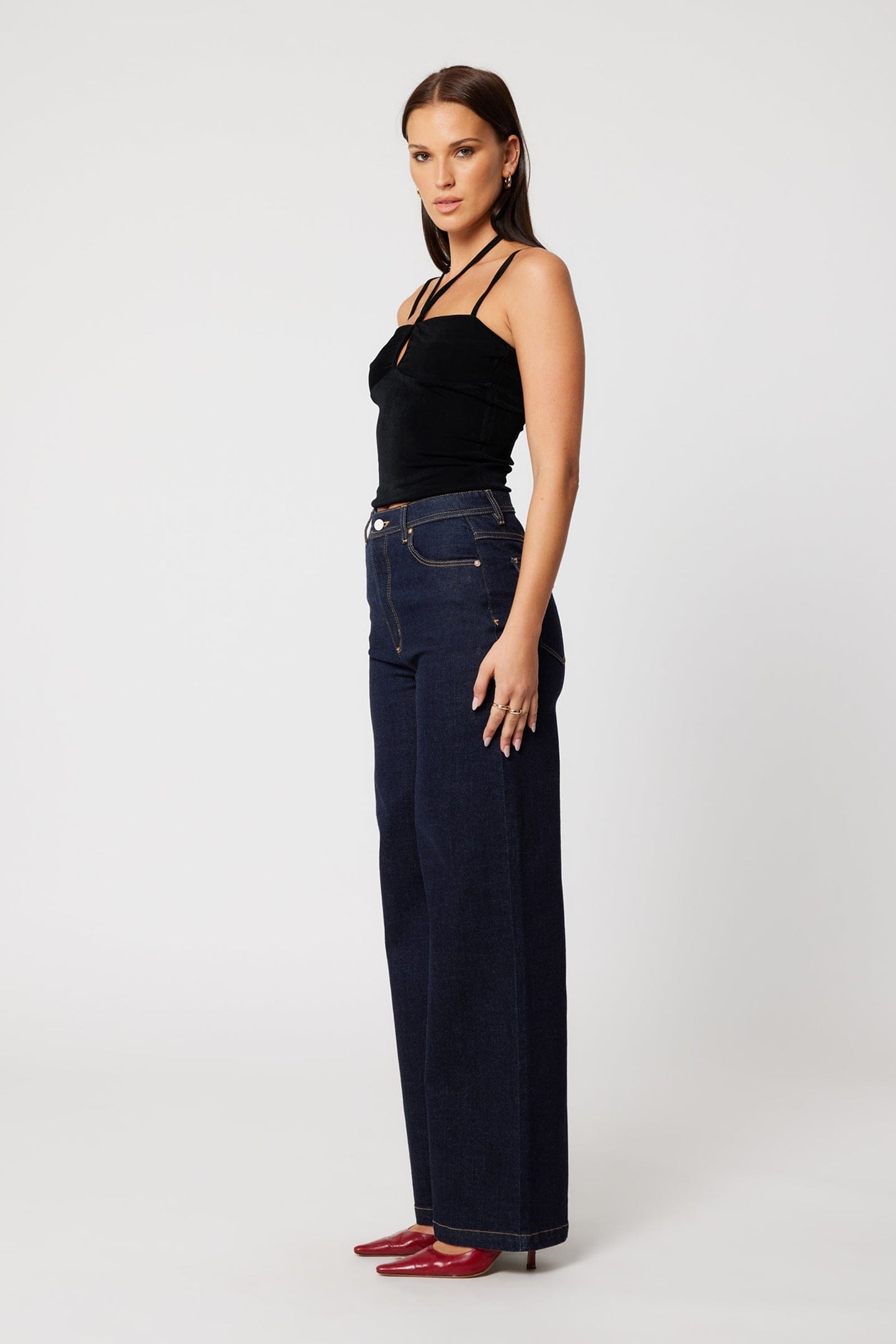 94 High & Wide Richie Jeans - Rinse Denim