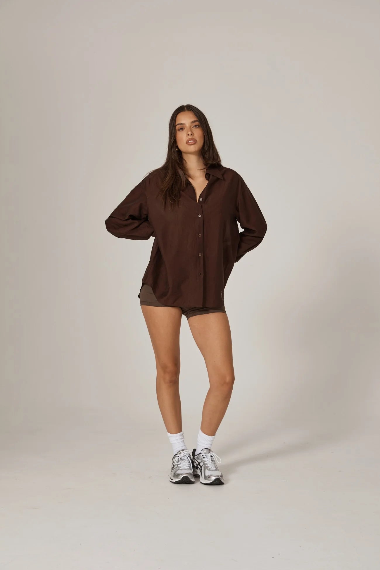 Lennox Relaxed Shirt - Chocolate