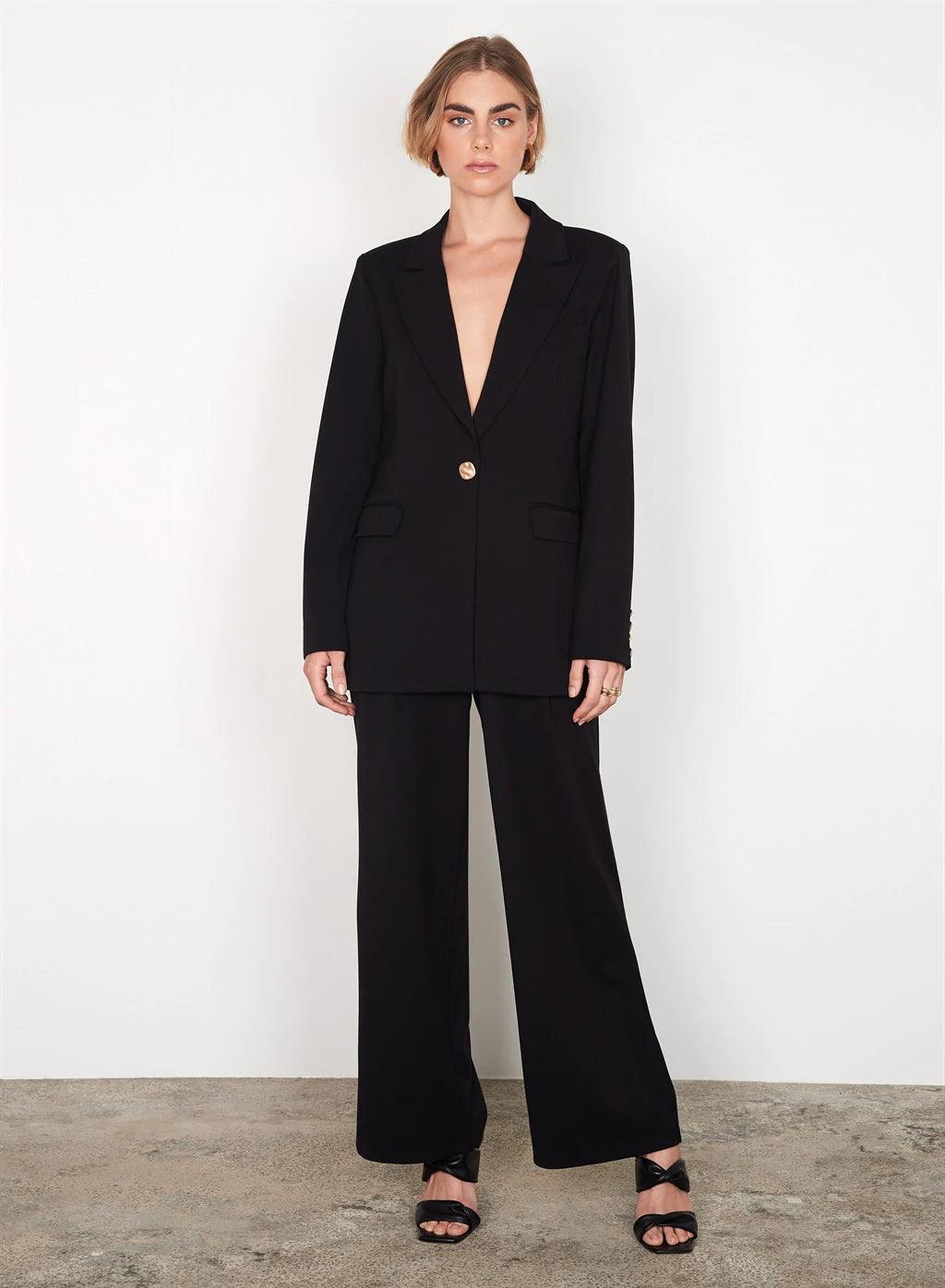 Canvas Pant - Black by Esmaee - in XS | SWAACE