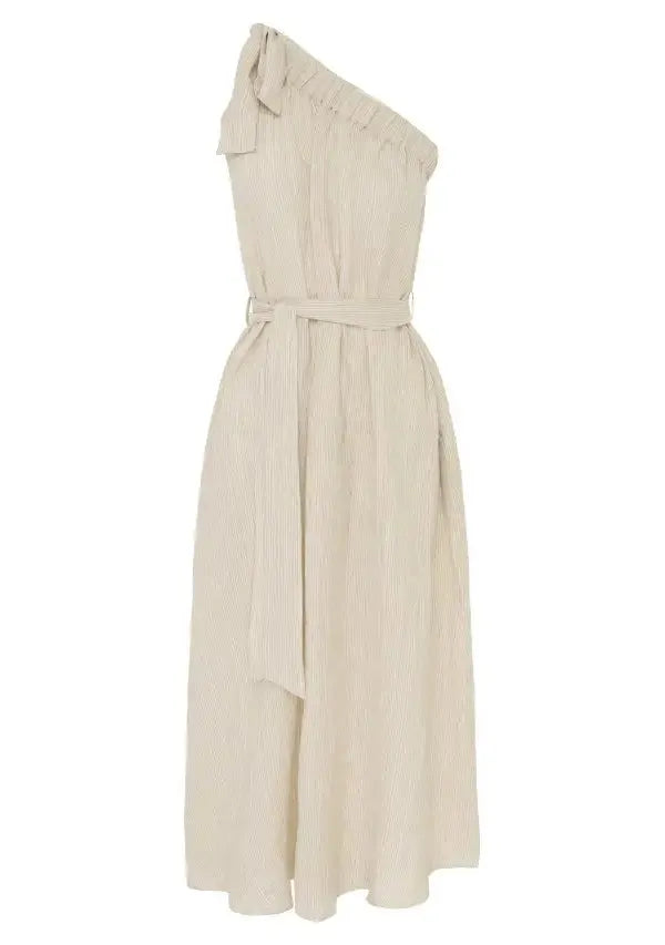 Carolina Midi Dress - Almond by MOS The Label - in 6 | SWAACE