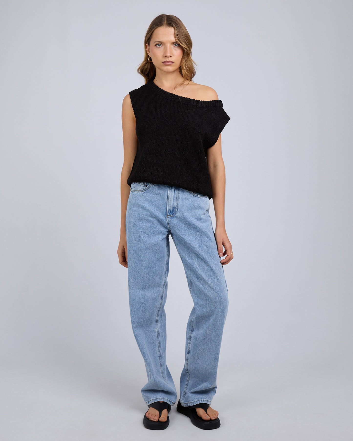 Solara Knit Top - Black