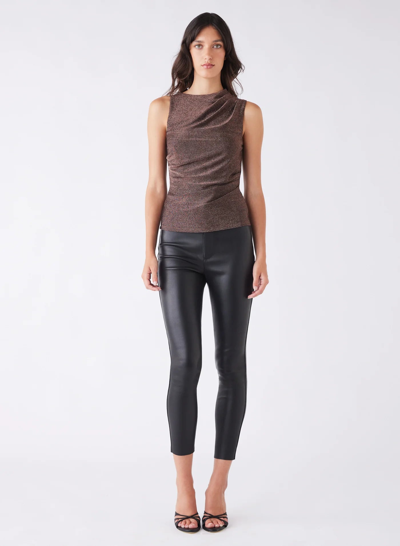 Eden Glitter Top - Bronze