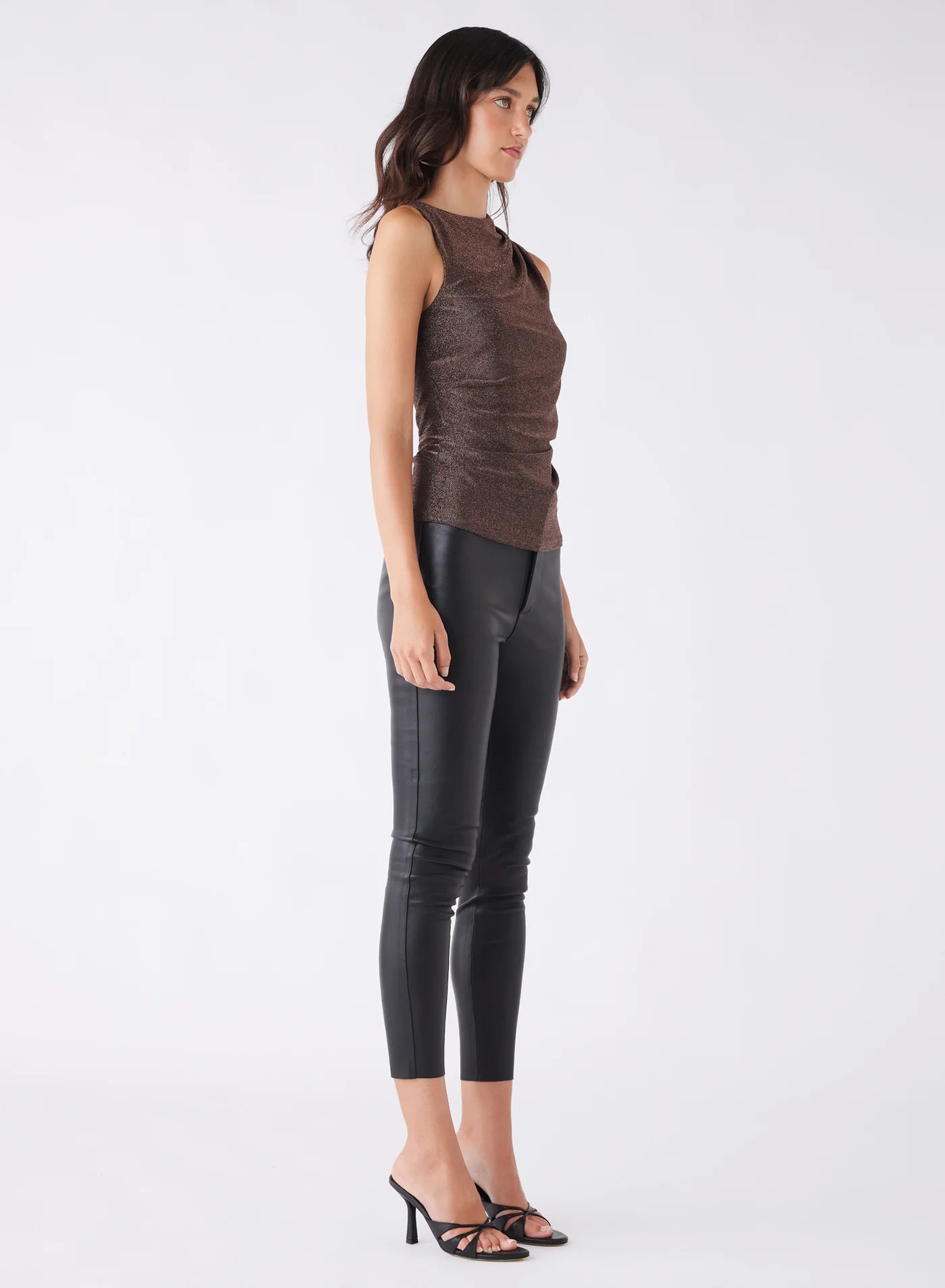 Eden Glitter Top - Bronze