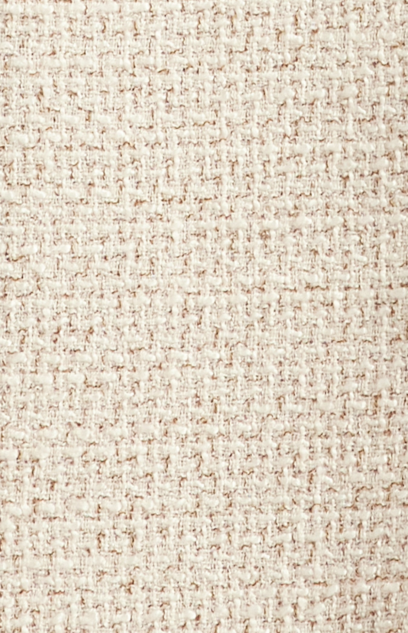 Tweed Mini Dress - White Brown Marl