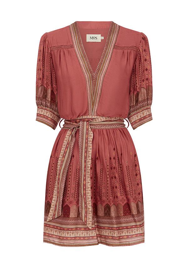 Yasmin Print Mini Dress by MOS The Label - in 6 | SWAACE