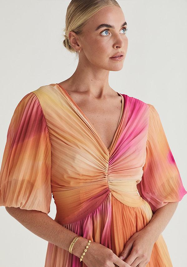 Zephyr Pleated Mini Dress by MOS The Label - in 6 | SWAACE