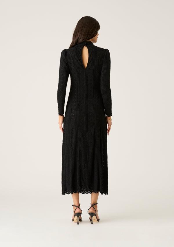 Anna Lace Midi Dress - Black by MOS The Label - in 6 | SWAACE