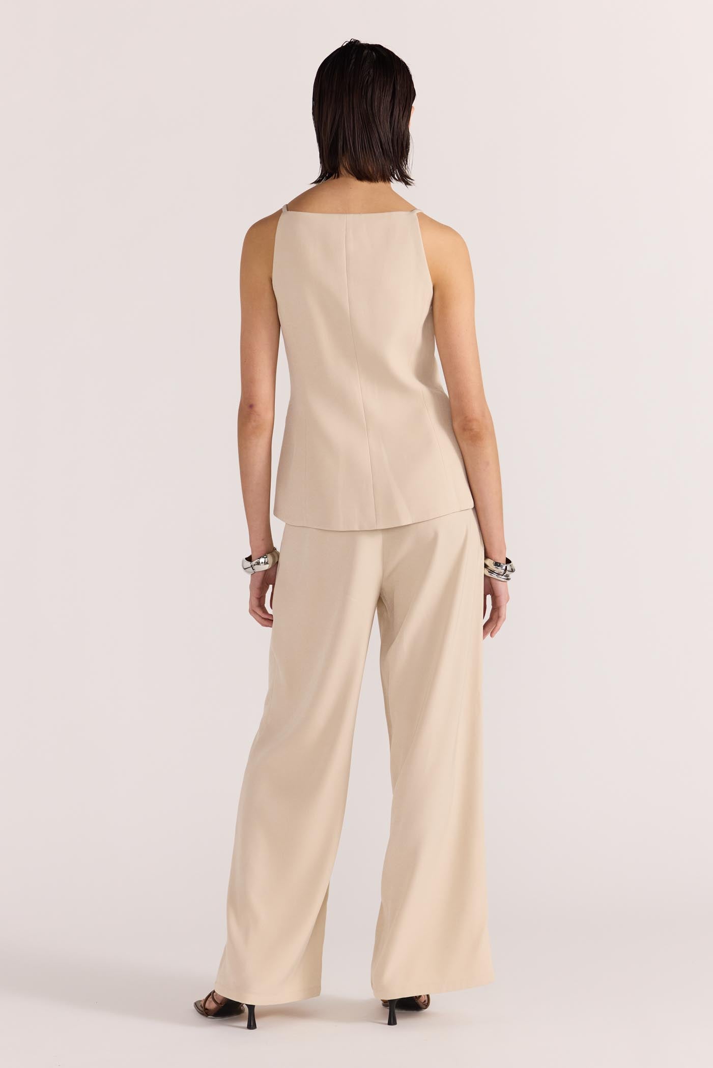 Hayden Longline Vest - Beige