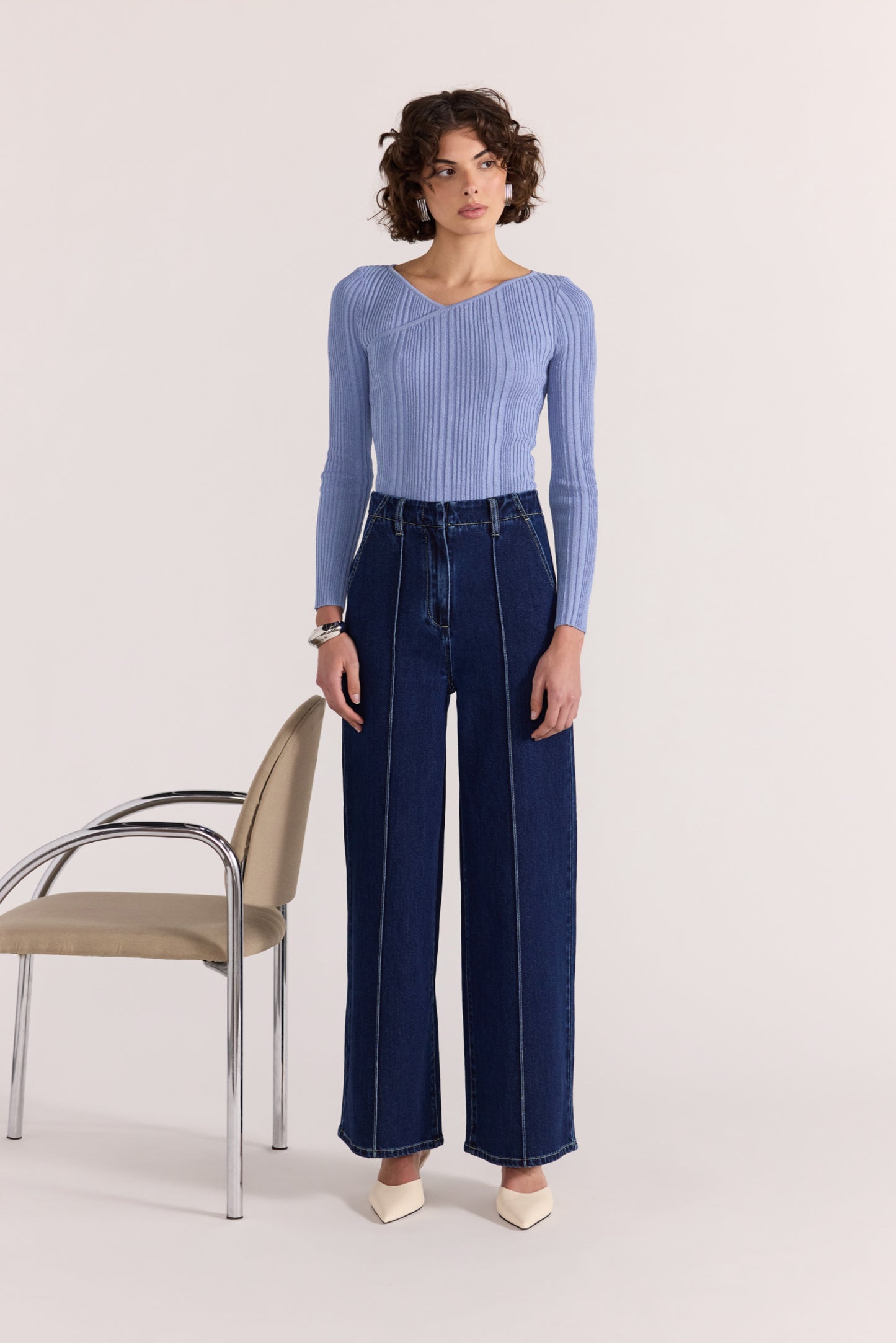 Lennox High Waist Jeans - Indigo