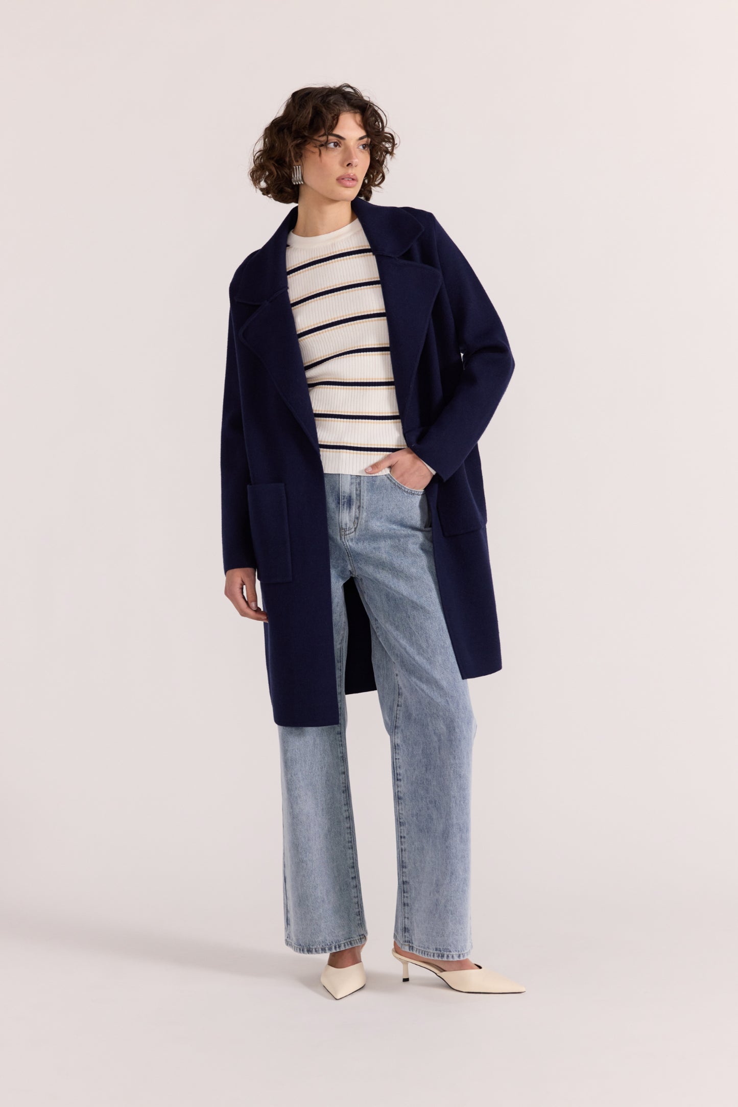 Hunter Coatigan - Navy