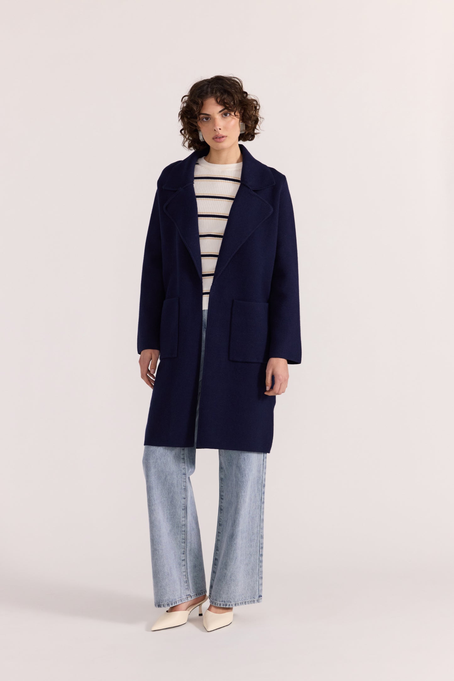 Hunter Coatigan - Navy