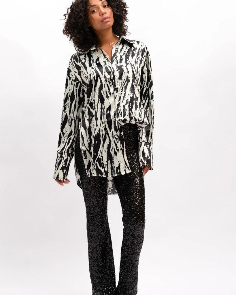 Tarra Shirt - Zebra by We Are The Others - in 1/XS | SWAACE