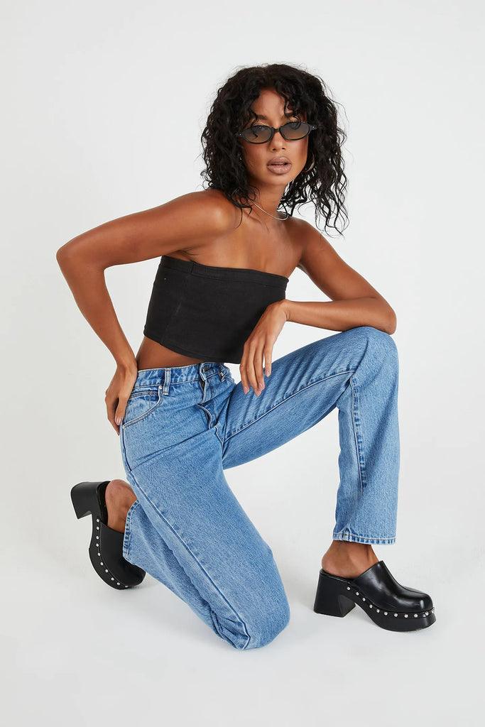 A 94 High Straight Jeans - Georgia by Abrand Jeans - in 8/26 | SWAACE