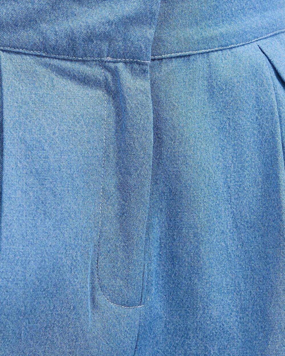 Ariel Chambray Pants - Chambray by Rue Stiic - in XS | SWAACE