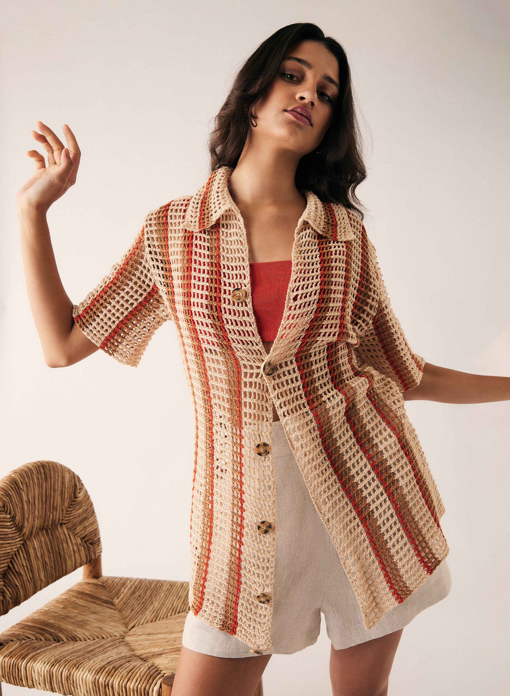Saint-Tropez Shirt - Stripe - Esmaee
