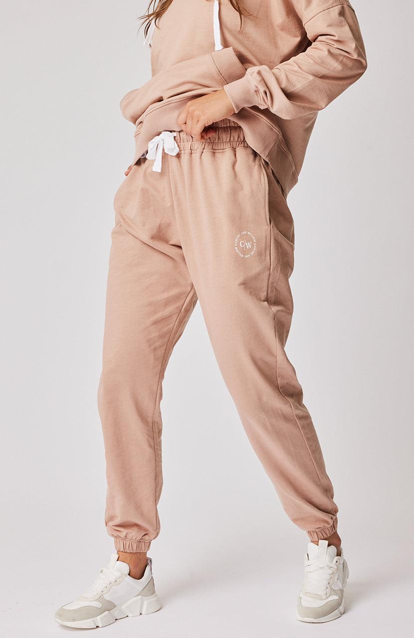 Ivie Sweater & Hattie Track Set - Maple by Cartel & Willow - in XS | SWAACE