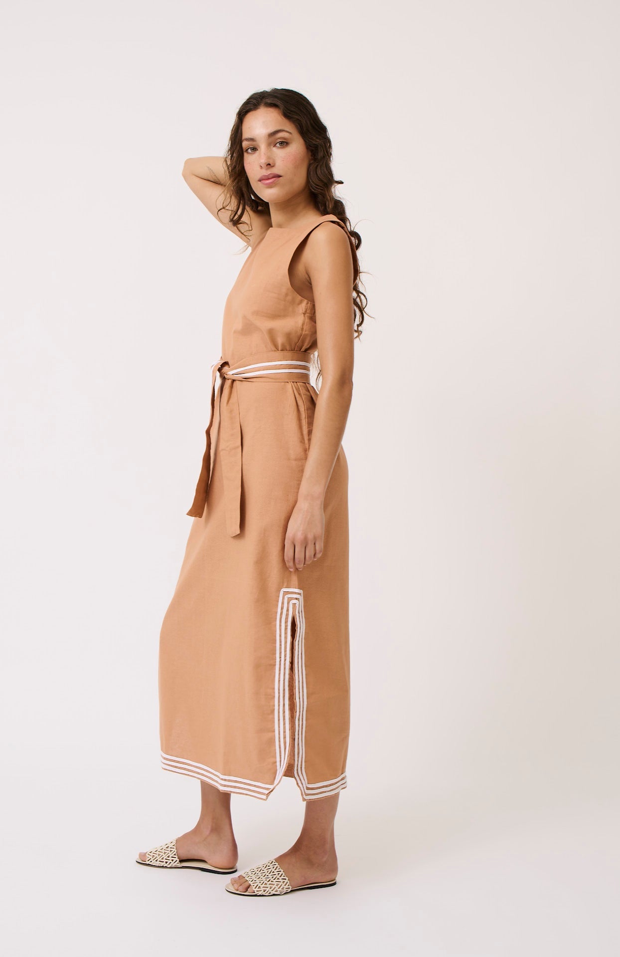 Miley Dress - Cinnamon - Cartel & Willow