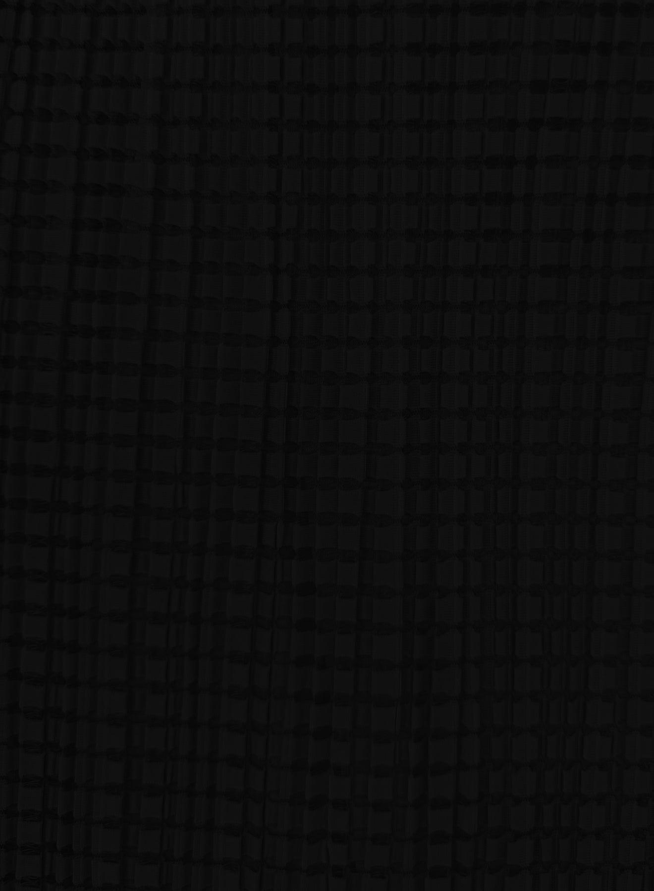 Krinkle Top - Black by Esmaee - in XS | SWAACE