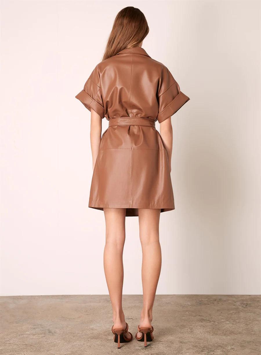 Pipa Dress - Chestnut by Esmaee - in XS | SWAACE