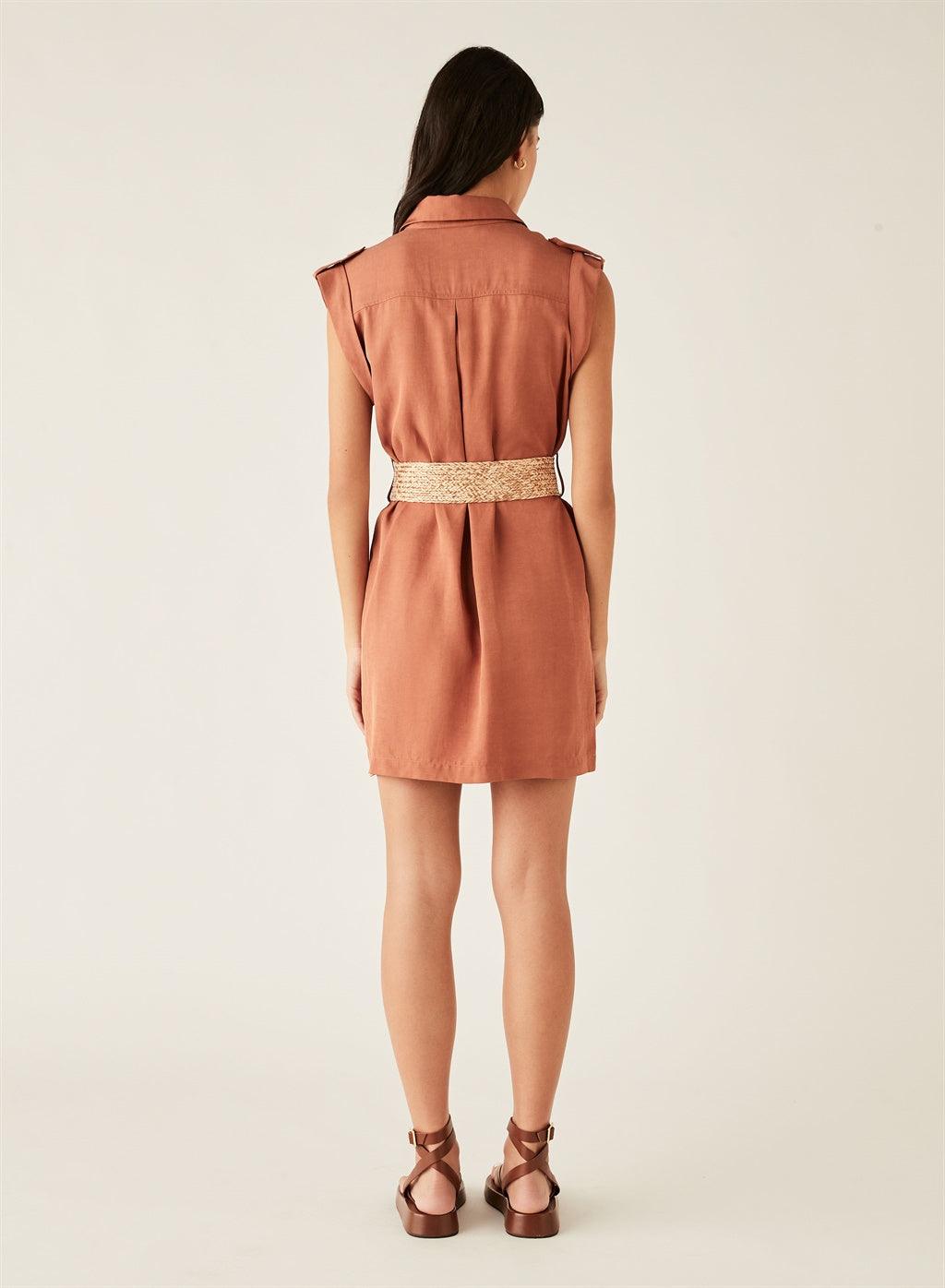 Tide Dress - Walnut by Esmaee - in XS | SWAACE