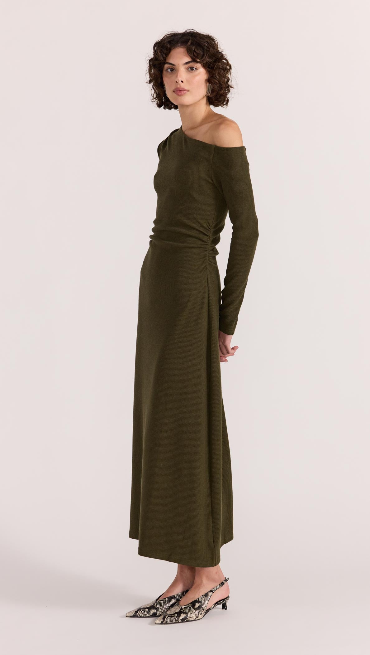 Mason Midi Dress - Khaki