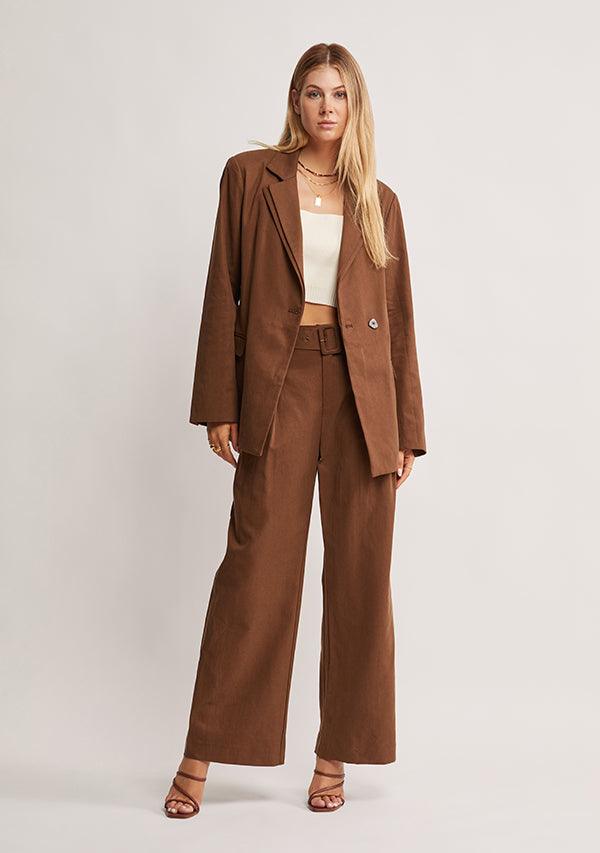 Heirloom Blazer - Truffle by MOS The Label - in 6 | SWAACE