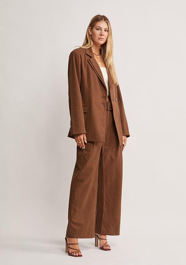 Heirloom Blazer - Truffle by MOS The Label - in 6 | SWAACE