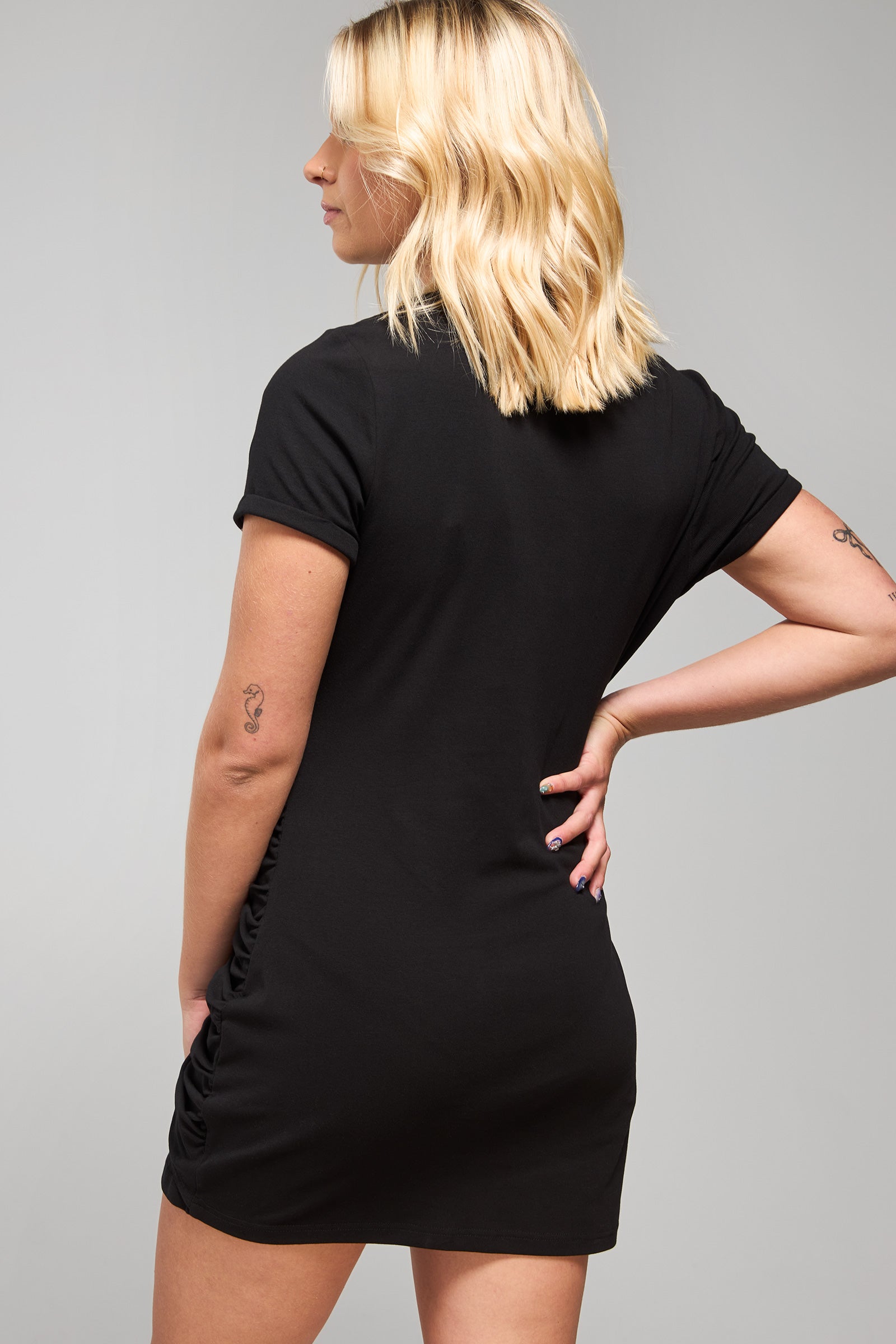 Winnie Shirt Dress - Black by Runaway The Label - in 6/XS | SWAACE