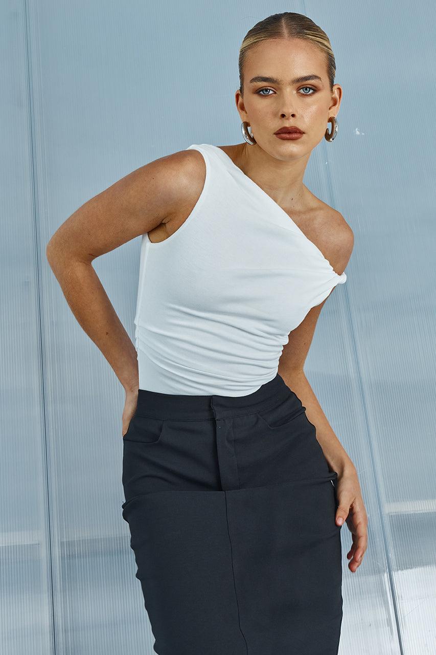 Yazmin Midi Skirt - Black by Runaway The Label - in 6/XS | SWAACE