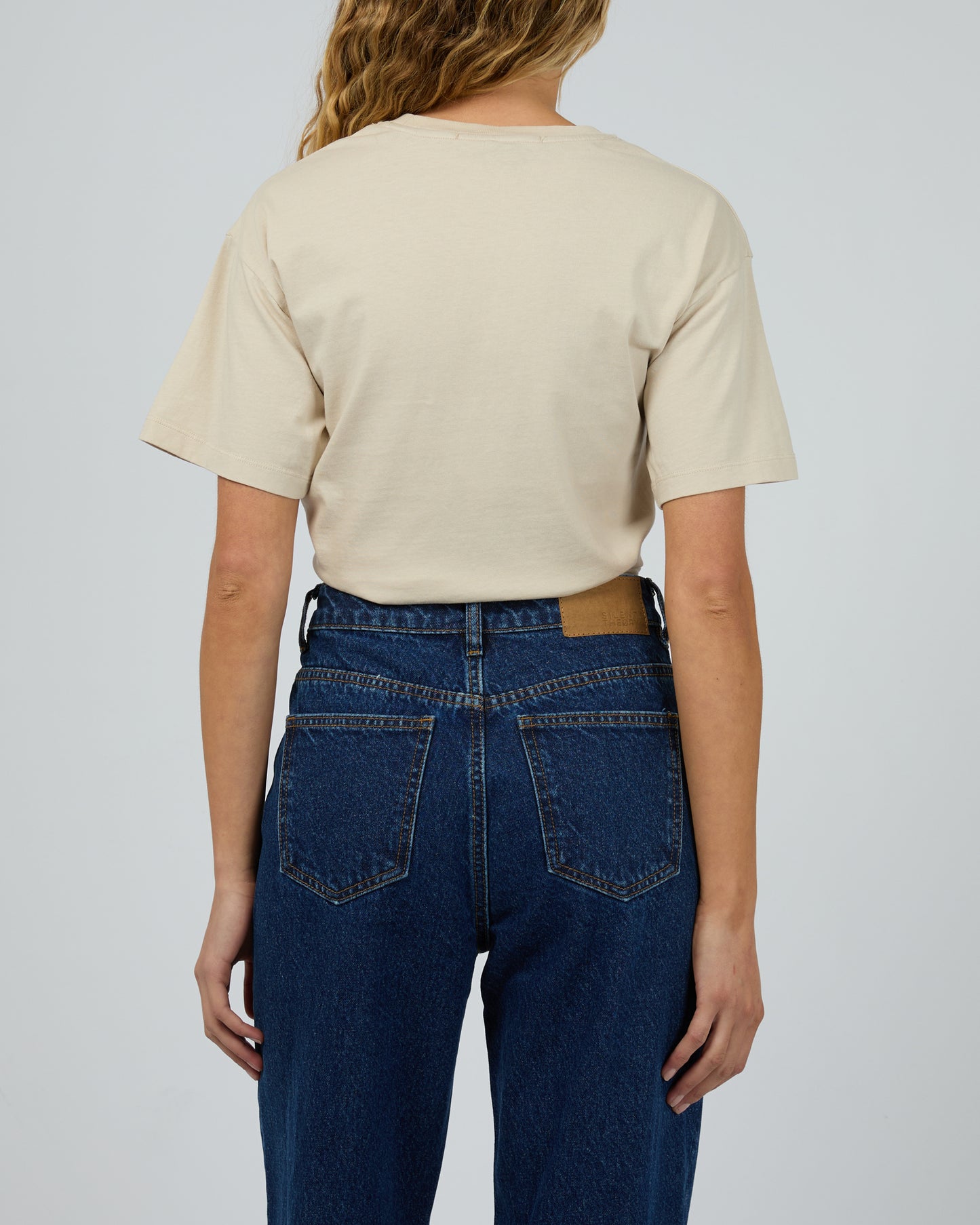 Stencil Tee - Natural