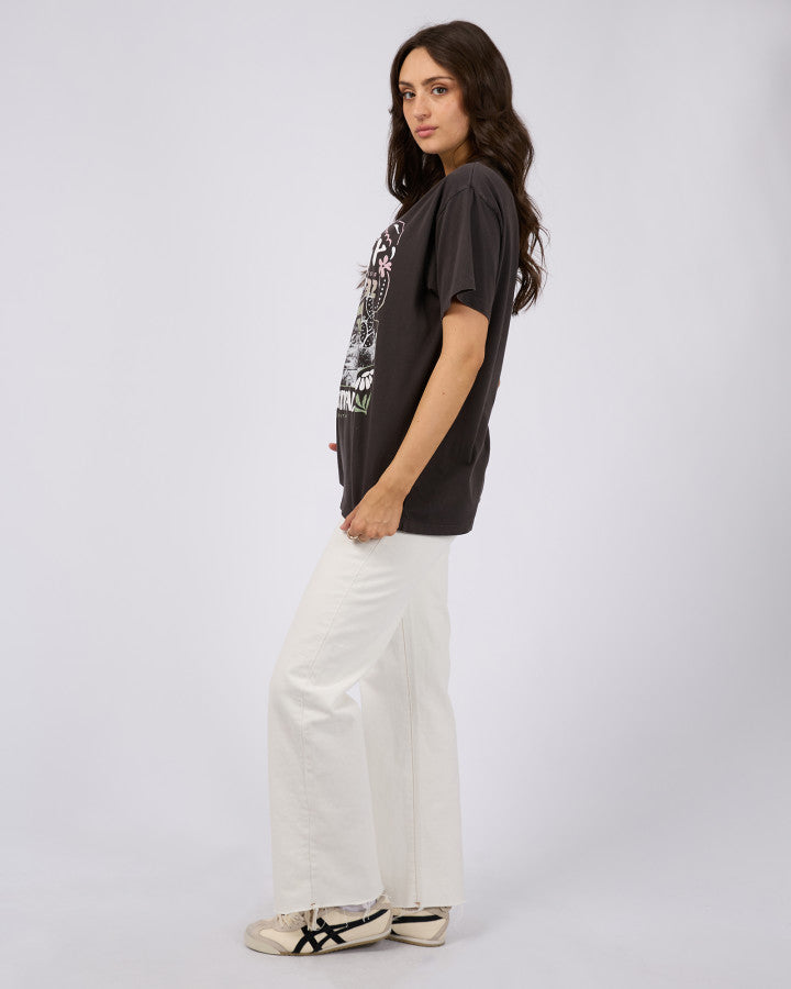 Sun Valley Oversized Tee - Washed Black