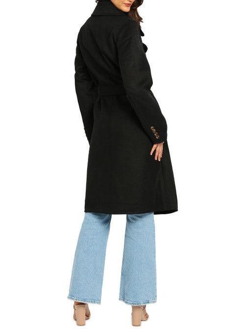 Hutton Coat - Black by Esmaee - in XS | SWAACE